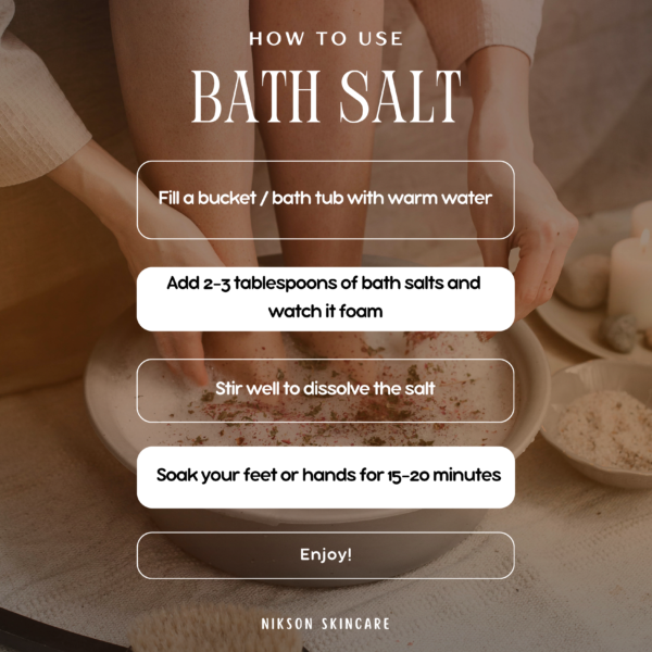 Rainbow Dust Bath Salt - Epsom & Sea salt for bucket & tub (pack of 2) - Image 4