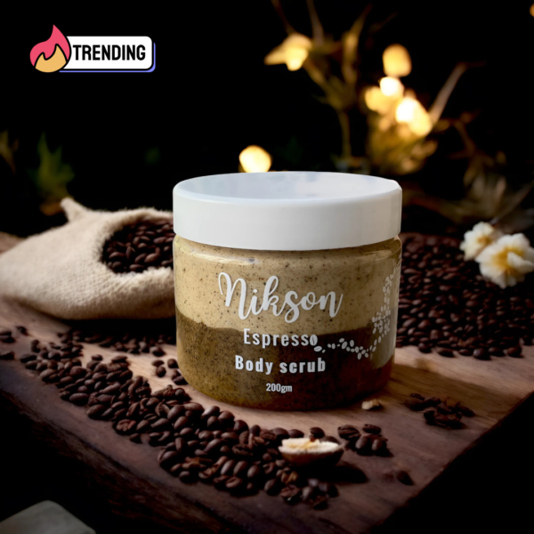 espresso coffee sugar scrub