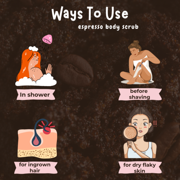 Espresso Coffee Sugar Scrub