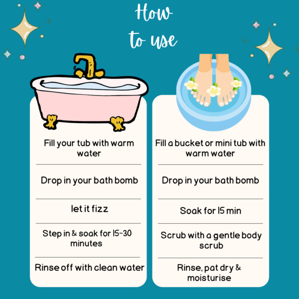 Organic buttercup bath bombs